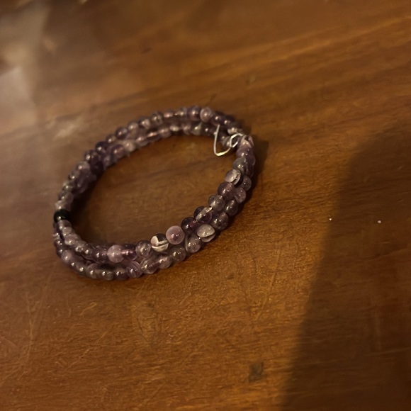 Black Moon Kreations Jewelry - Purple Beaded Bracelet